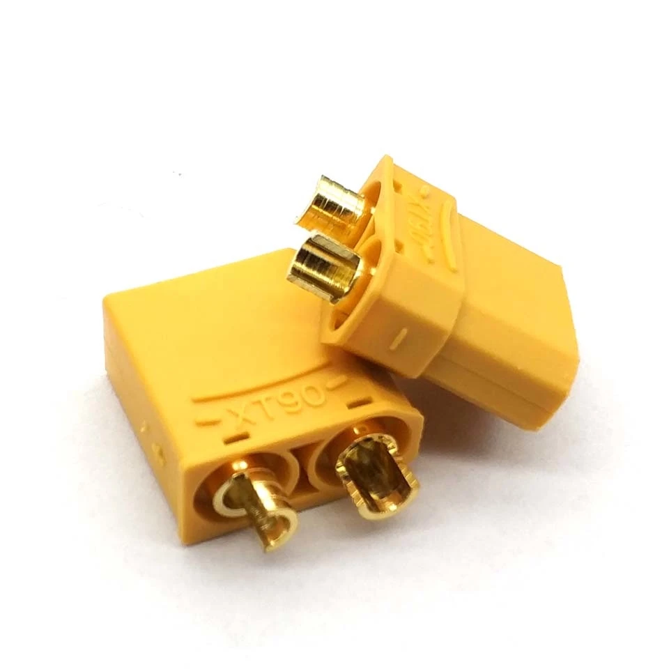 XT90 Yellow Battery Connector Set 4.5mm Male Female Gold Plated Banana