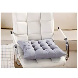 Софа, кресло, сидение мягкие шлифовальные подушки Pad для внутреннего открытый патио офис 40x40x5 см (серый)