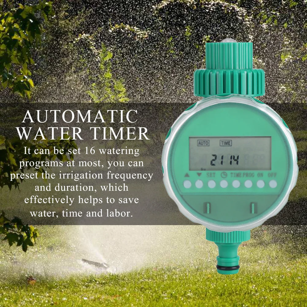 

5pcs/set Garden Water Timer Watering Irrigation Controller Kit with Y-shaped Quick Connector Garden Watering System