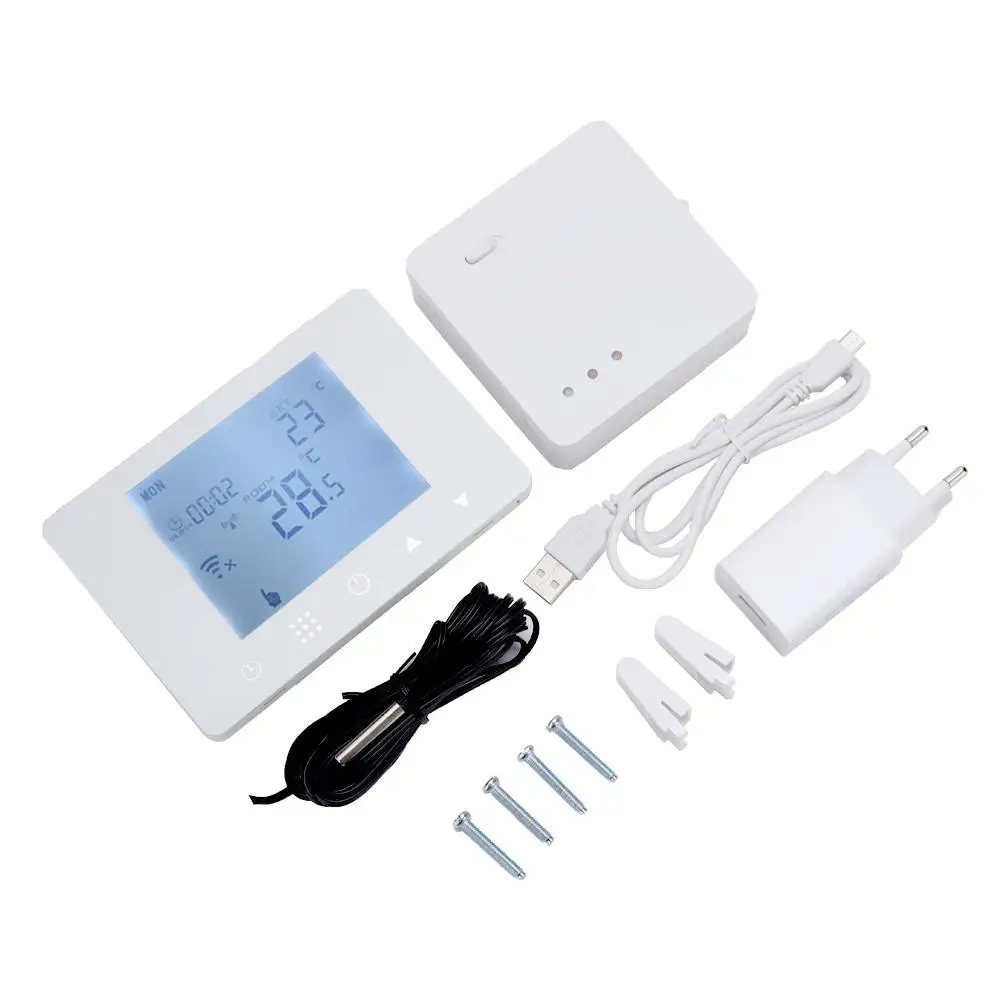 

HY09RF-WiFi Smart Digital Water Floor Heating Thermostat Weekly Programmable 3A EU Plug
