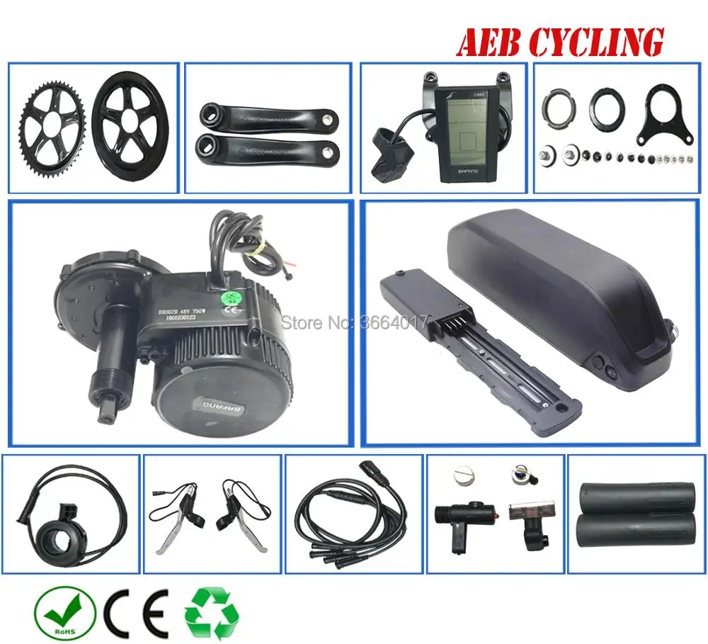 Bafang двигатель BBS02B 48 в 750 Вт Электрический велосипед conversion kit batterie Акку батарея BBS02B 13/17Ah 52v13/17.5Ah ЕС США нет налога Bafang двигатель BBS02B 48 в 750 Вт Электрический велосипед conversion kit batterie Акку батарея BBS02B 13/17Ah 52v13/17.5Ah ЕС США нет налога