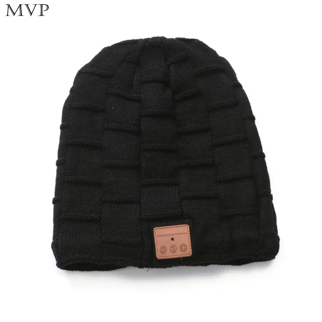 

95dB Warm 20 180Mah Soft Wireless Unisex Solid Bluetooth 2 ohms 32 10M V4 Hat Knitted Earphone 20KHZ Beanie Hat