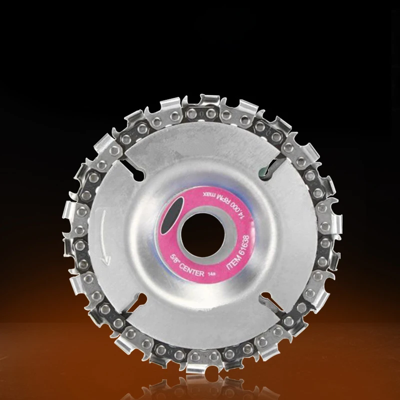 

4 Inch Grinder Disc And Chain 22 Tooth Fine Cut Chain For 100/115 Angle Grinder Grinding Machine Disc Chain Saw