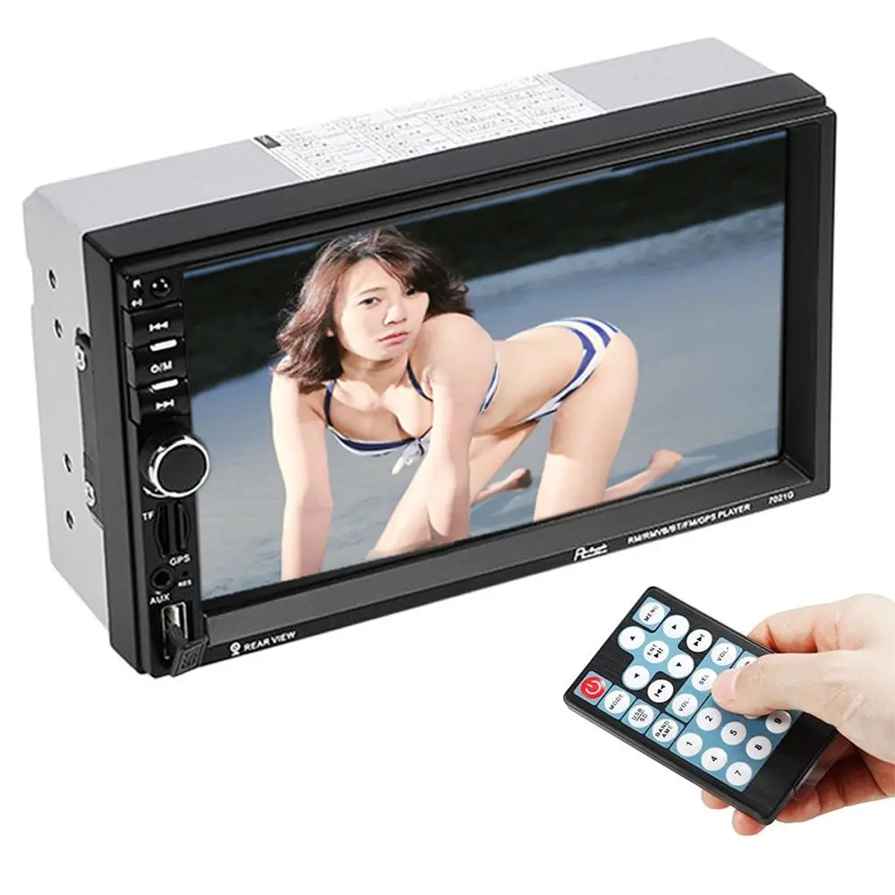 

New 7021G 7.0" HD 2 Din Car Stereo MP5/WMA Player GPS Navigation Handsfree FM