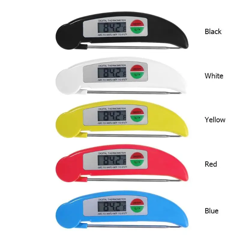 

NEW LCD Digital Kitchen Folding Food Thermometer Kitchen Cooking Meat Water Milk Cooking Food Probe BBQ Electronic Kitchen Tools