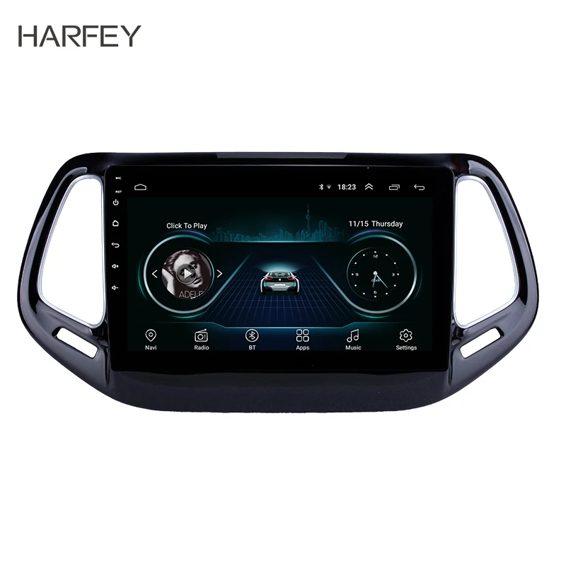 Автомобильный мультимедийный плеер Harfey Android 8 1 HD 10 &quot для Jeep Compass 2017 головное