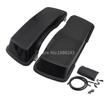 

Saddlebag Dual 6"x9" Speaker Lids Mesh Covers Fits For Harley Touring Road King 1993-2013
