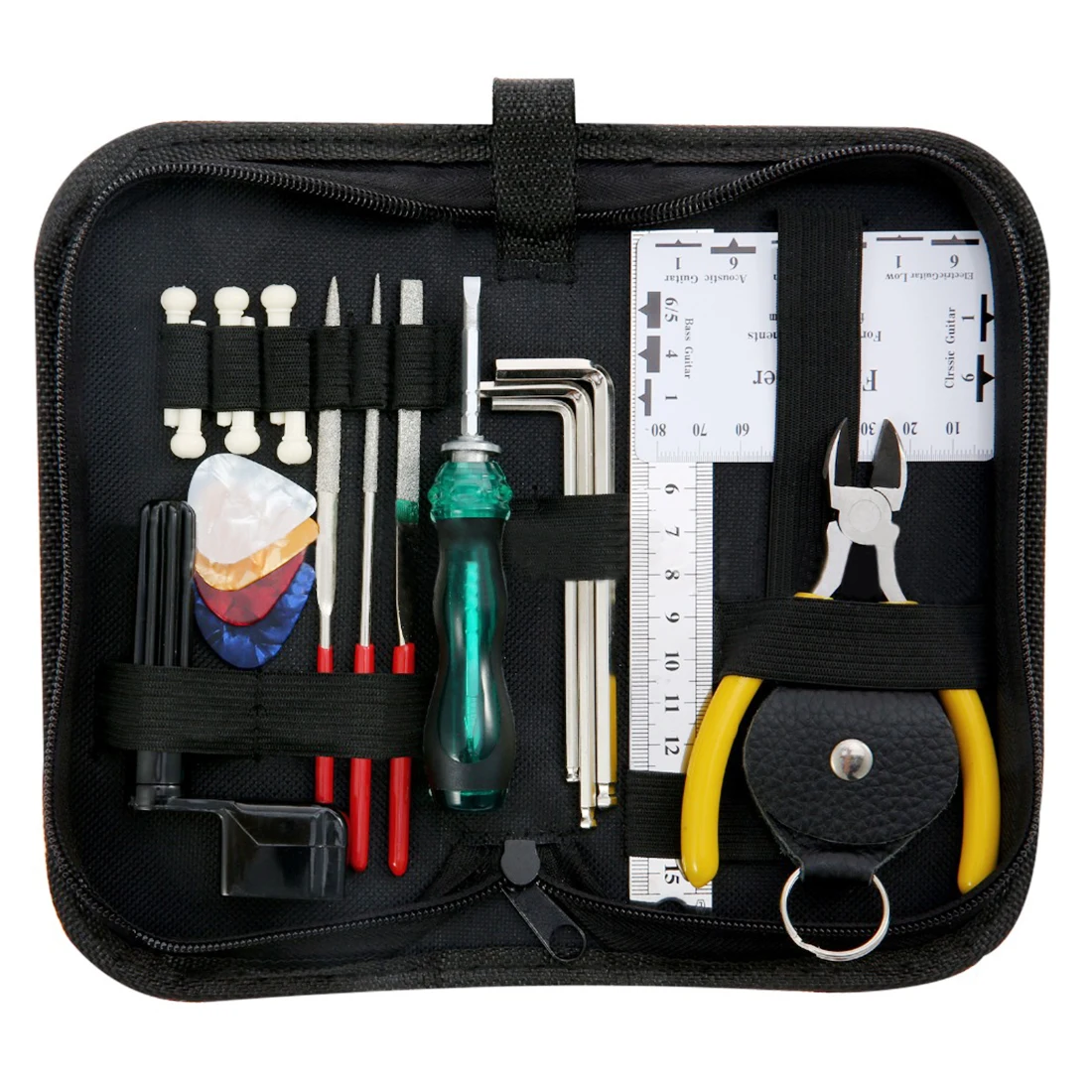 

New Arrival W003 Guitar Cleaning Repair Installation Tool Kit Tuning Wrench String Changing Tool Set teat Kit