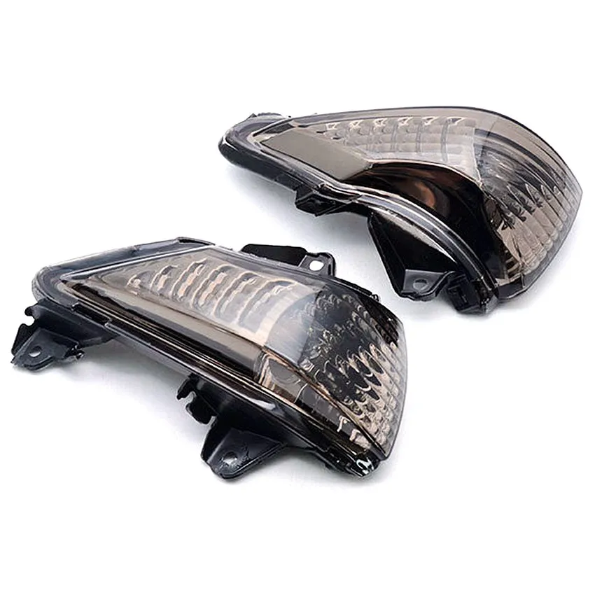 

Front Turn Signal Indicator Blinker Lens Cover For Kawasaki EX650 Ninja 650R 2009-2011 ER650C ER-6N 2009-2010 Smoke