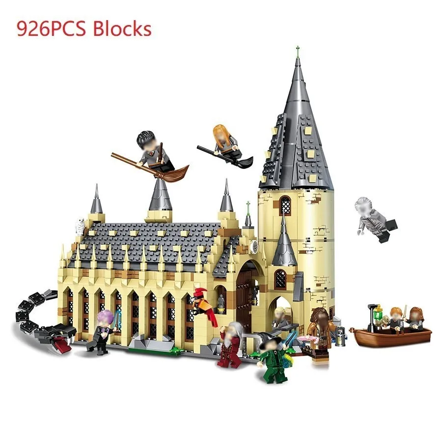 

926pcs Compatible Legoingly Harri Potter Series Building Blocks Brick Educational Toys Hogwarts Great Hall Blocks T024-1