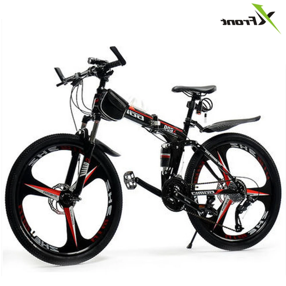 

New Brand 26 Inch Wheel 21/24/27 Speed Carbon Steel Frame Mountain Bike Outdoor Downhill Folding Bicicleta Mtb Bicycle