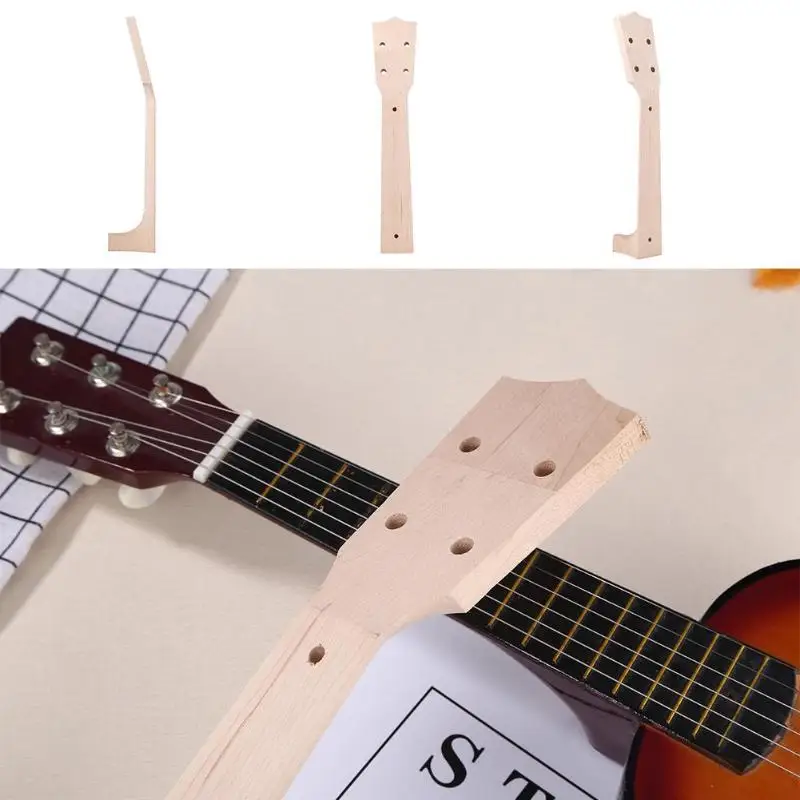 

Maple Square Head Cigar Box Guitar Neck Fretboard Fingerboard for Ukulele Guitar Replacement Accessory 2019 New