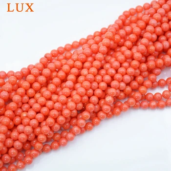 

1 strand salmon pink sea bamboo coral beads 4mm 5mm 6mm 7mm 8mm 9mm round beads 15.5" Inch Strand AAA Beading Supplies