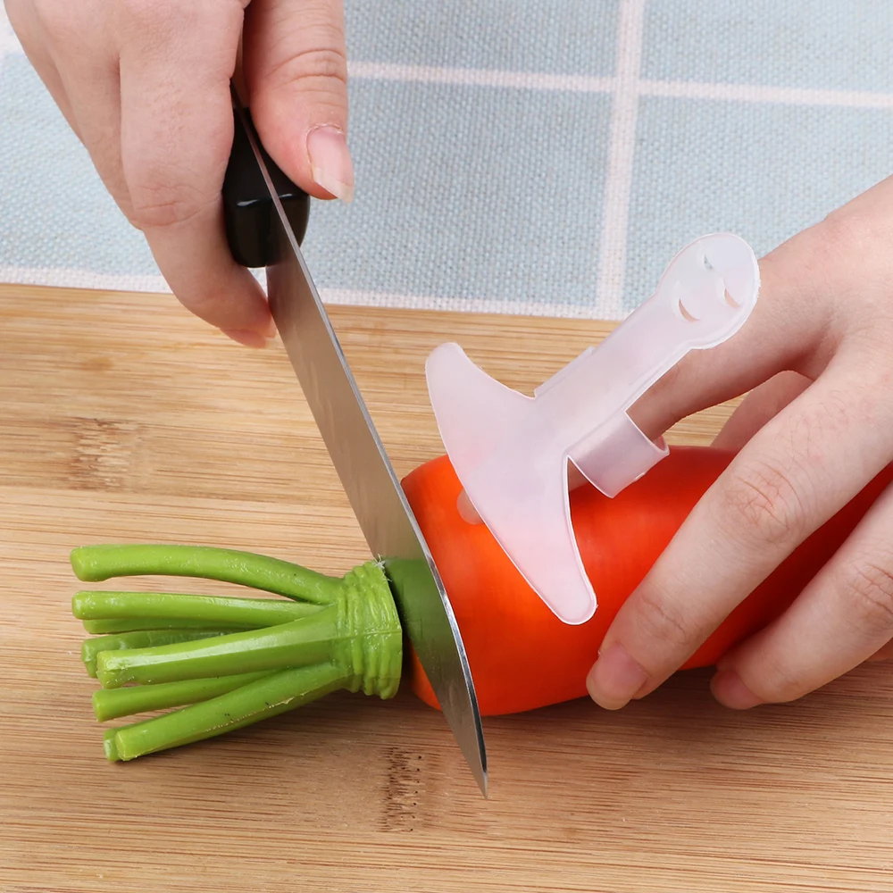 HILIFE Пластиковые протекторы для пальцев смайлик ручной протектор овощерезка Безопасный инструмент защита пальцев кухонные инструменты, гаджеты