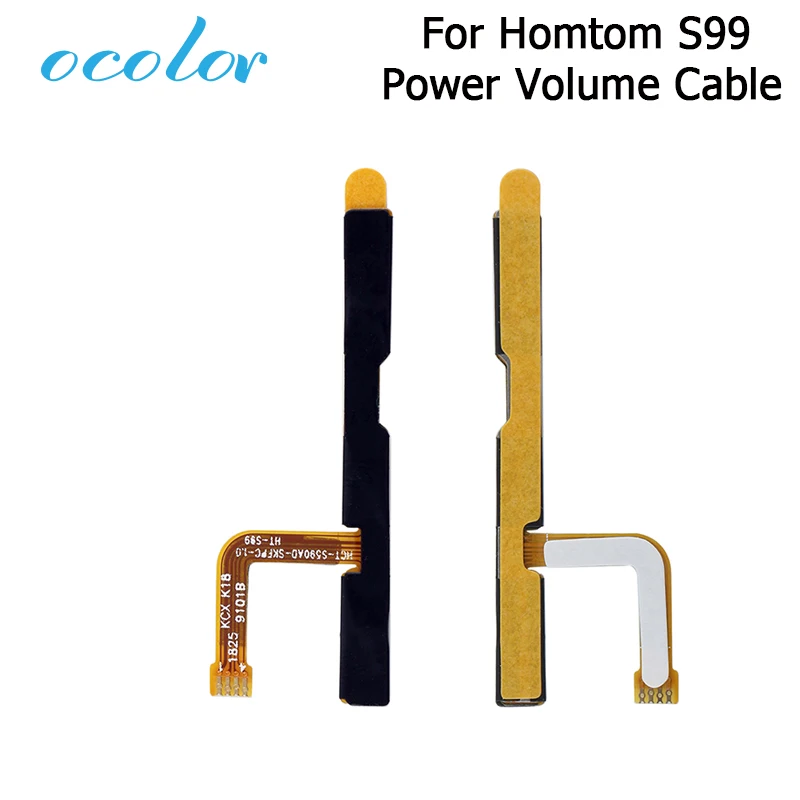 Ocolor для HOMTOM S99 Мощность объемный кабель Запчасти авто кнопка питания громкости