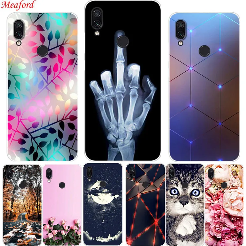 

6.3'' For Xiaomi Redmi Note 7 Case Cover Redmi Note 7 Coque Silicone Soft TPU Case For Xiaomi Redmi Note 7 Pro Case Note7 Funda