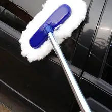 1 pz Auto Lavavetri Parabrezza Parabrezza In Microfibra Lavaggio Auto Polvere Pennello Manico Lungo Strumento di Pulizia Auto Cura dell’auto Spazzola