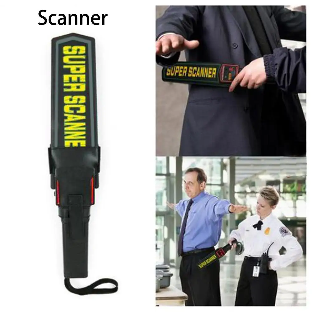 

VAHIGCY Security Metal Scanner Detector Portable Hand held Security Checking High Sensitivity Super Scanner Tool Finder MD3003B
