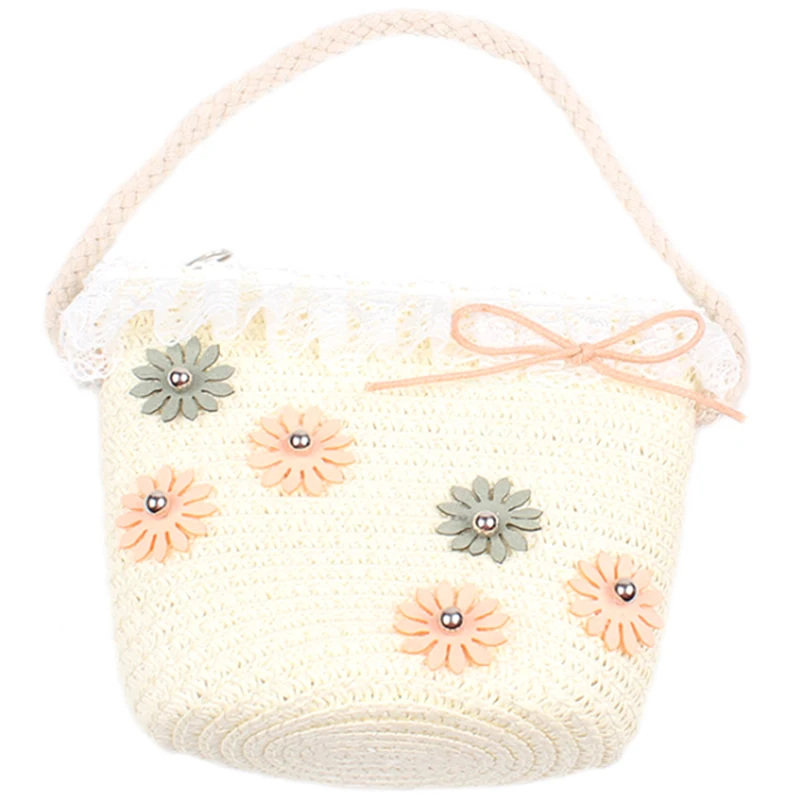 

Women'S Children'S Girls Children'S Princess Cute Shoulder Bag Flower Handbag Messenger Bag Wallet Outdoor Coin Purse Summer B