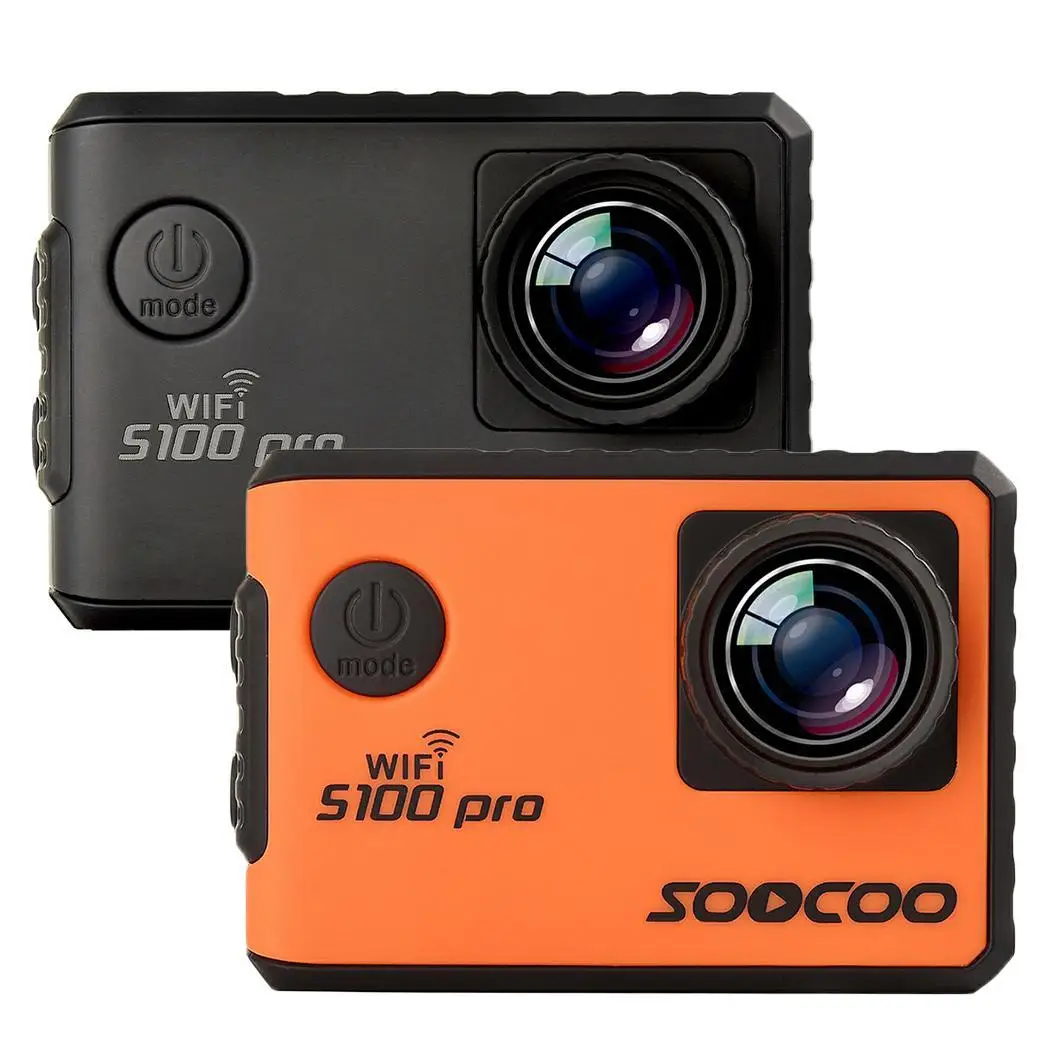 Экшн камера OOCOO S100PRO 4K Wifi NTK96660 20MP 30M Водонепроницаемая Спортивная опция GPS гироскоп