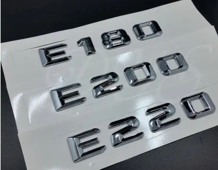 

for Mercedes Benz W124 W211 E-CLASS E220 E420 E430 Trunk Rear Emblem Badge Chrome Letters