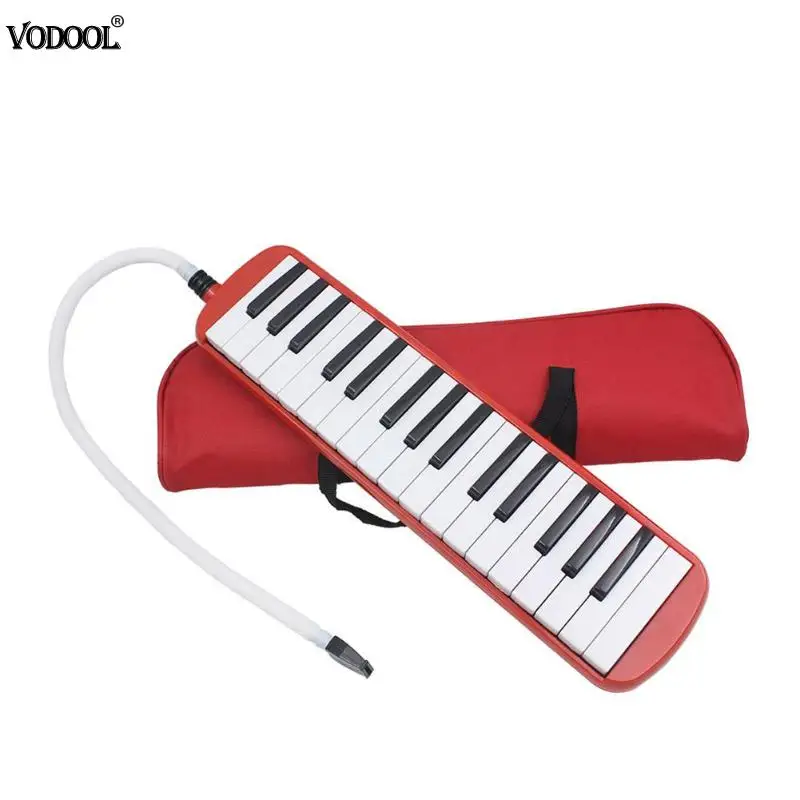 

32 Piano Keys Melodica Musical Instrument for Music Lovers Beginners(Red)