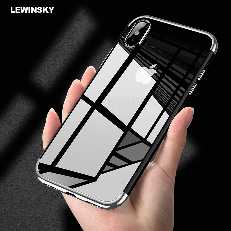 Luxury Plating Silicon Phone Case For Iphone 5 5S SE 7 8 6 6s Plus Xs Max XR X Ultra Thin Soft Clear TPU Apple 5s |