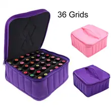 16/36 Bottles Essential Oil Bag Velvet Carrying Case Portable Makeup Perfume Oil Bottles Shockproof Cosmetic Bag