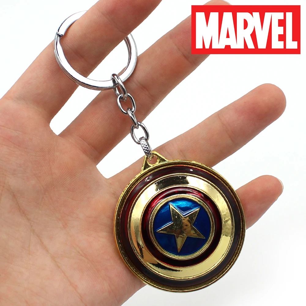 Мстители эндигра брелок Железный человек Капитан Америка Marvel металлический