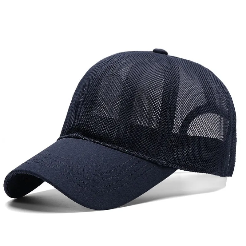 Baseball Caps Dad Outdoors Fishing Sun Cap Adult Sports Lady Summer Mesh Baseball Caps Man Big Size Snapback 55-60cm 60-65cm