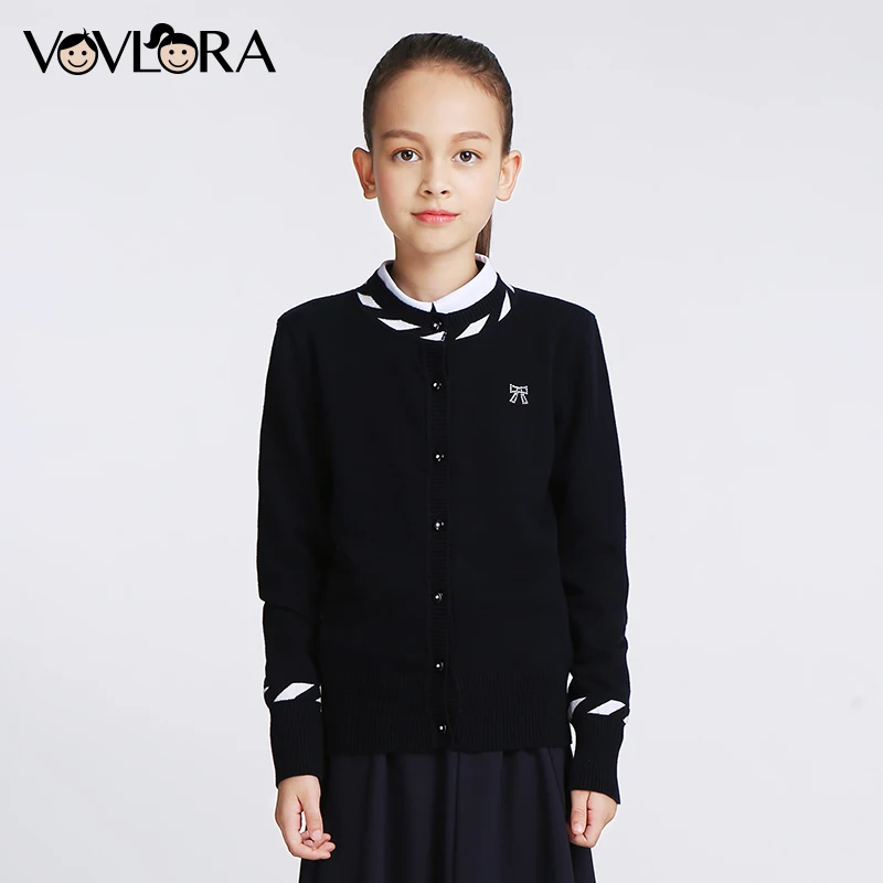 Girls Cardigan Sweaters Knitted O neck Casual Kids Cardigans School Single Breasted Children Clothes 2018 Size 8 10 12 13 15 Y Girls Cardigan Sweaters Knitted O neck Casual Kids Cardigans School Single Breasted Children Clothes 2018 Size 8 10 12 13 15 Y