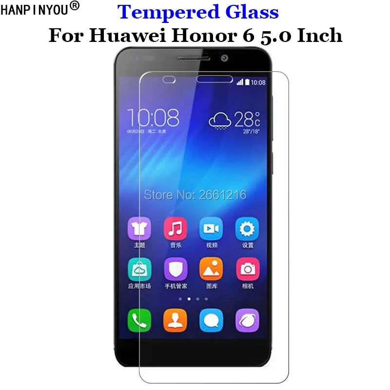 Закаленное стекло 9H 2.5D премиум-класса для Huawei Honor 6 5 0&quot | Мобильные телефоны и
