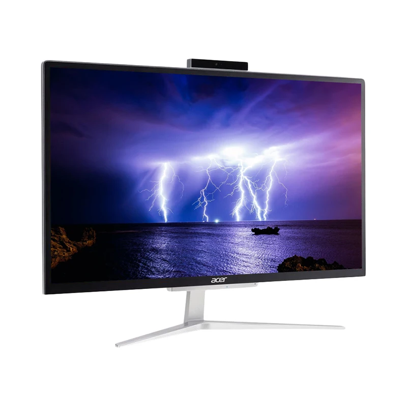 Моноблок Acer Aspire C22 820 21.5&quot/Cel J4005/4Gb/500Gb/UHDG 600/WF/BT/65W/Win10/серебристый/черный