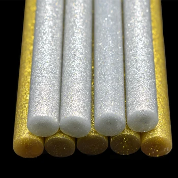

Gold or Sliver 11mm*200mm Hot Melt Glue Sticks For Glue Gun Craft Phone Case Album Repair Accessories Adhesive 11mm Sticks 5Pc