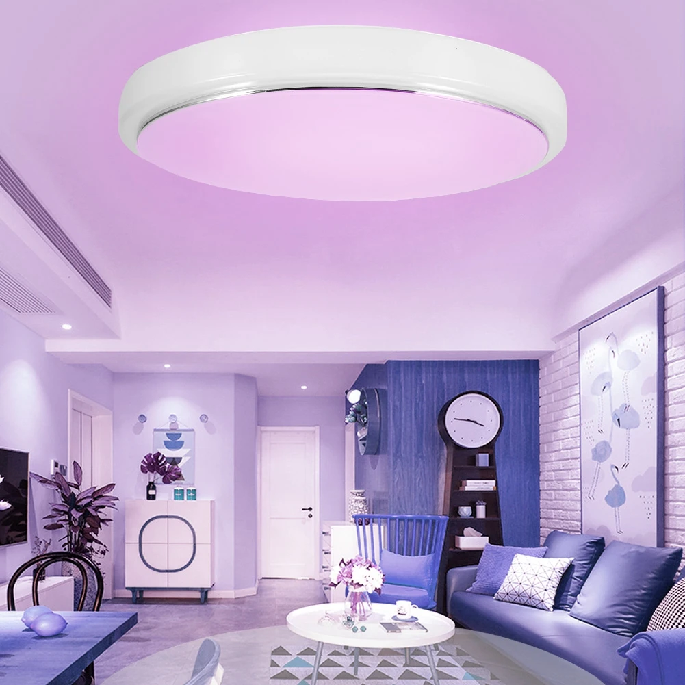 

LED 48W Smart Wifi Ceiling Lamp Bread Light LED Wifi Light 85-265V Widely Used In Home