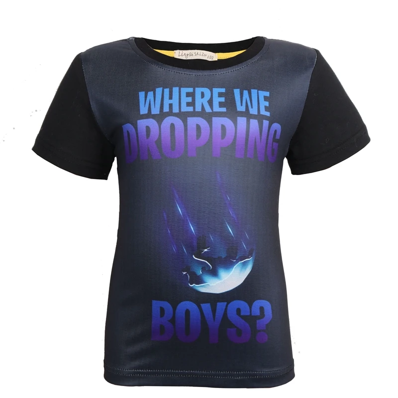 

Free Shipping Fortonight Summer Short-sleeved T-shirt for Boys 8335