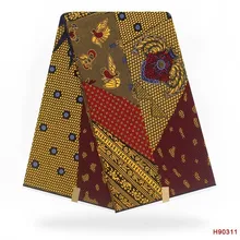 Настоящий воск настоящий гарантированный настоящий голландский нигерийский батик Африканский воск настоящий для африканская Анкара женские вечерние платья