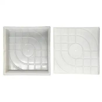 

Plastic Molds Road Board Brick Square Brick Pavement Brick Plastic Mold Garden Decor Lawn Path Paving Pavement Cement Brick Tool