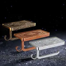 Adeeing ретро-стиль туалетная рулонная бумага стойка телефон полка настенный держатель для ванной комнаты