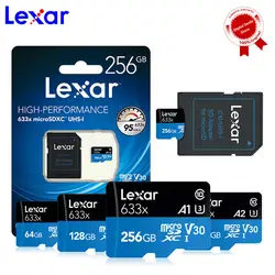 Оригинальный Lexar 128 GB Micro SD 64 ГБ 32 ГБ Памяти высокоскоростная карта до Max 95 м/с 16 GB Class10 633x картао де memoria TF флэш-карты