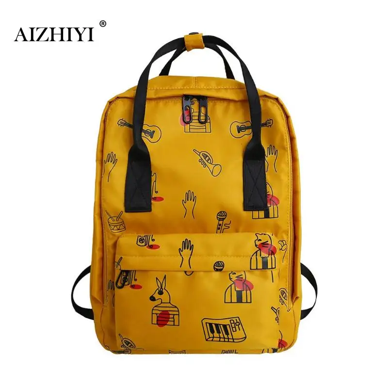 للماء أداة طباعة على ظهره النايلون السفر النساء الصبار الكتب لطيف حقيبة مدرسية للمراهقات Kawaii الوردي الحقيبة