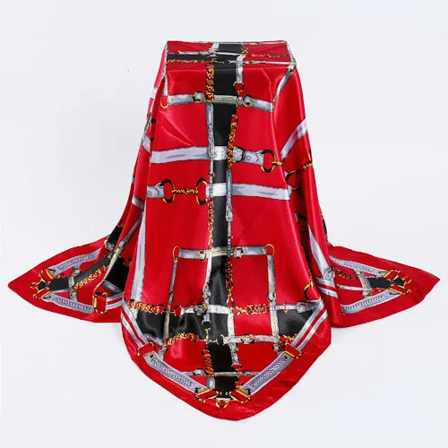 New Design Woman Silk Scarf 90*90cm Square Satin Scarves For Women Head Scarf For Hair Silk Hair Scarf For Sleeping New Design Woman Silk Scarf 90*90cm Square Satin Scarves For Women Head Scarf For Hair Silk Hair Scarf For Sleeping