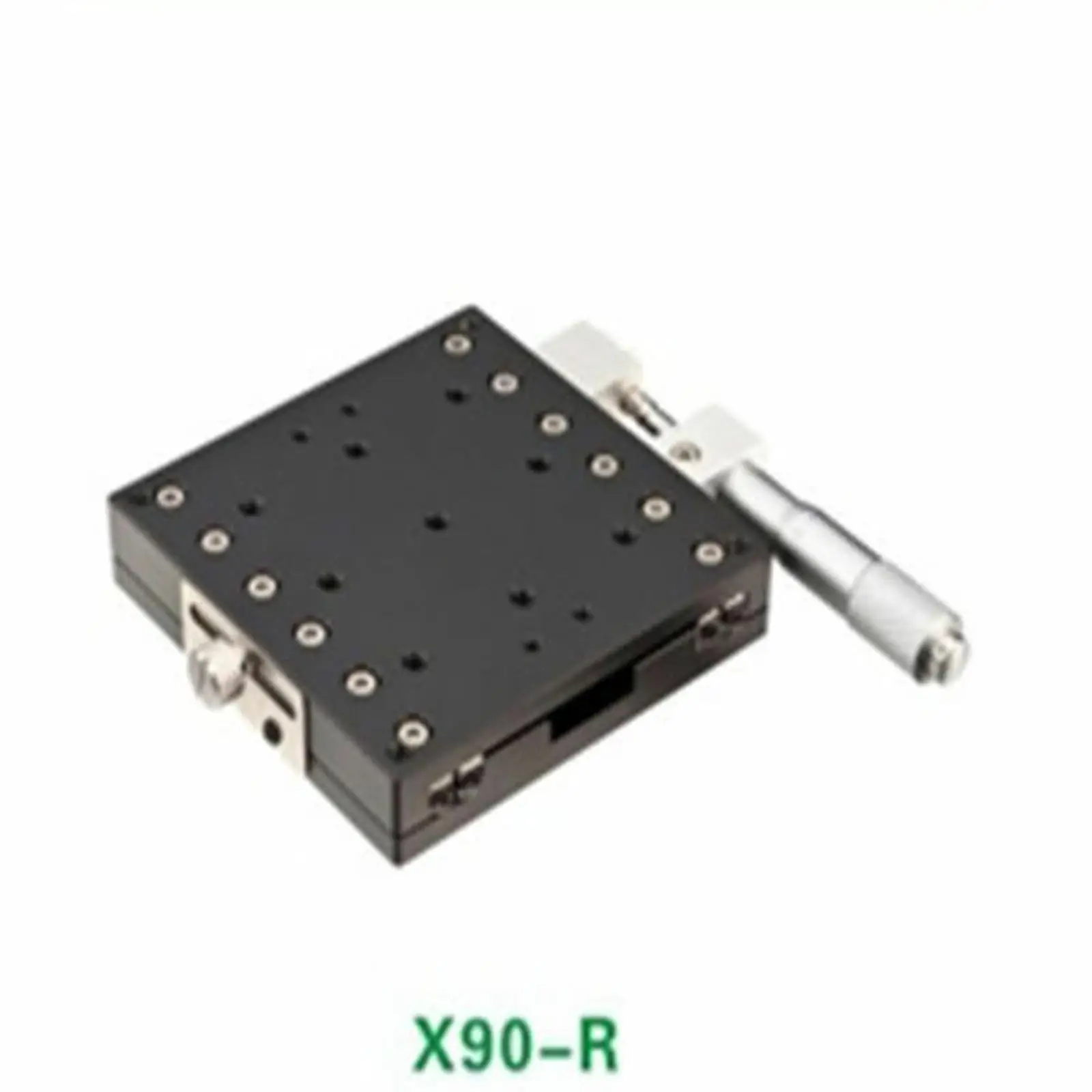 

X Axis 90X90mm Platform Precision Bearing Linear Stage Right Micrometer