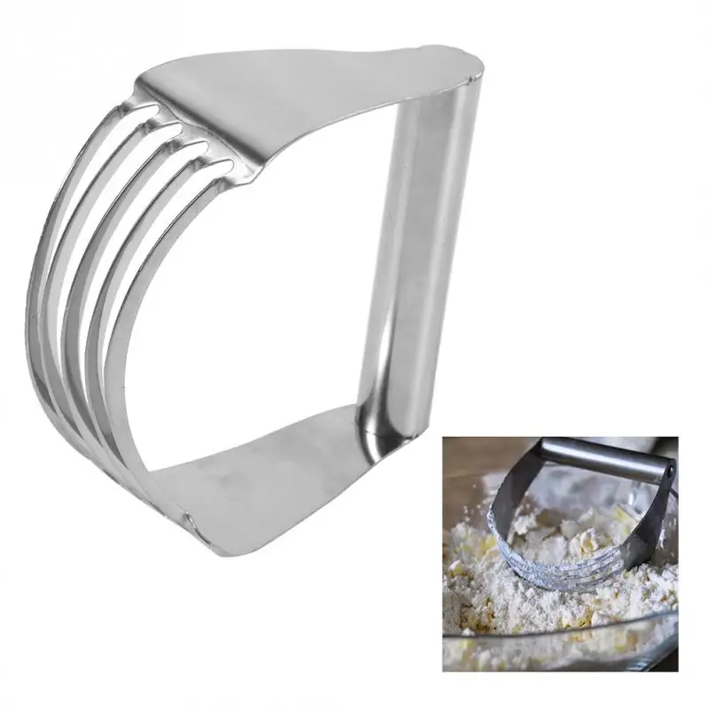 

1pc High Quality Stainless Steel Mixer Whisk Tool Pastry Dough Cutter Blender Kitchen Craft Gadget.