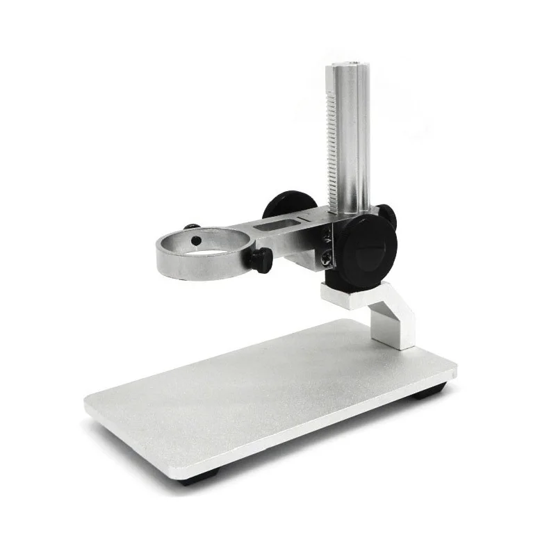 Microscope Aluminium Alloy Raising Lowering Working Stage UP Down Table Stand with Ring Holder for USB Digital Microscope