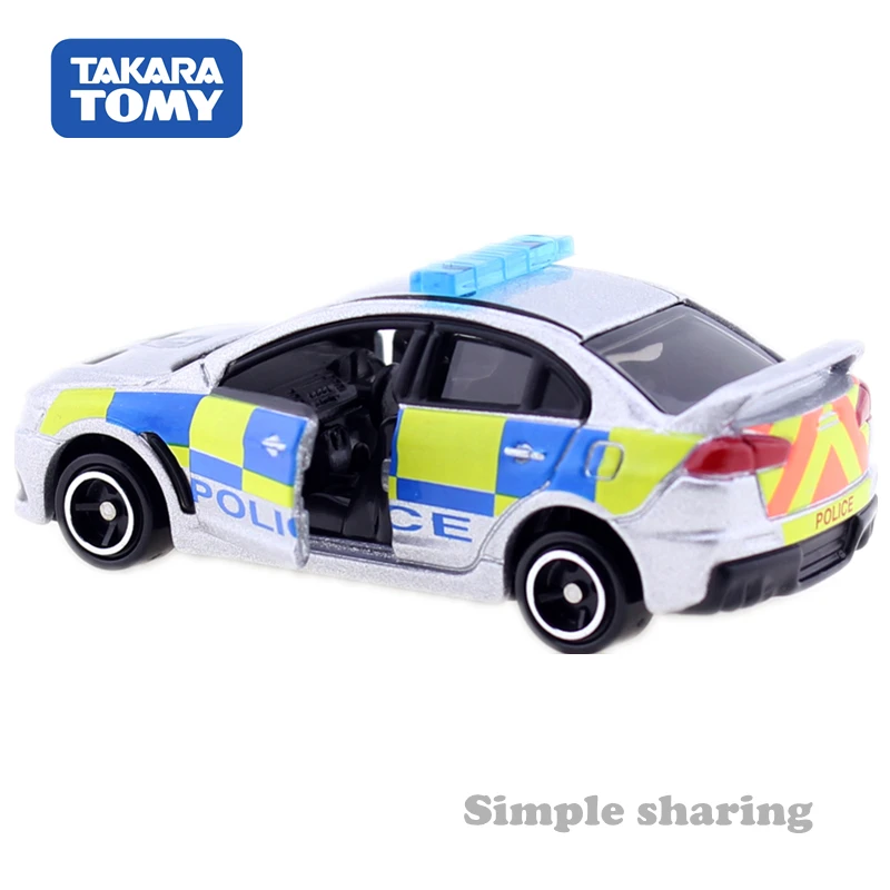 Автомоторы Takara Tomica No. 39 Mitsubishi Lancer Evolution X UK police 1: 61 литье под давлением