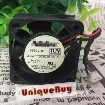 

For NIDEC D04G-24TS2 01 24V 0.17A 40*40*20mm Inverter silent fan 2pin Processor Cooler Heatsink Fan