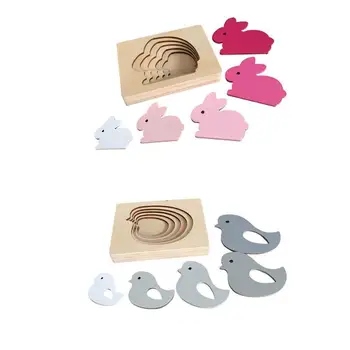 

Cartoon Animal 3D Puzzle Multilayer Jigsaw Puzzle Baby Kids Wood Early Educational Toys Kids Jigsaw Puzzle Learning Toys Gift
