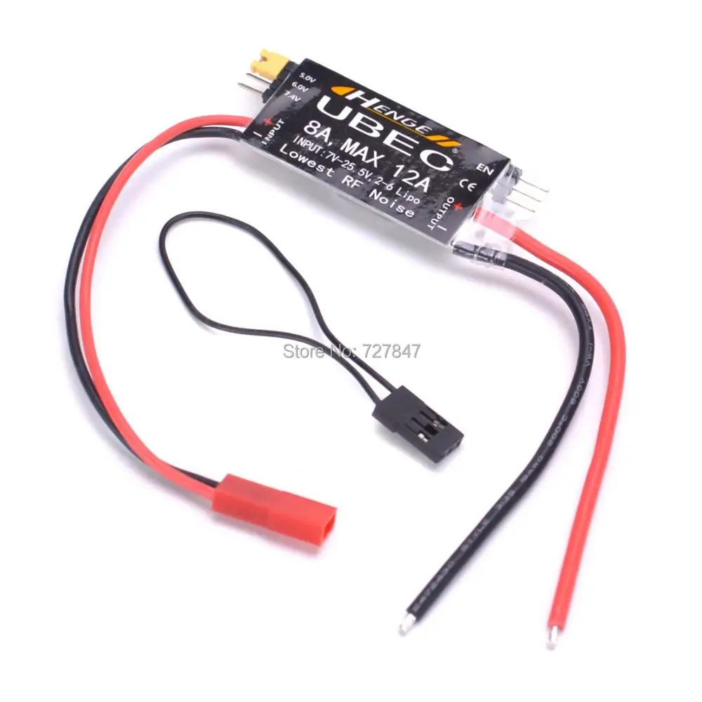 8A UBEC Выход 5 V/6В 6A/8A Max 12A Inport 7 V-25,5 V 2-6S Lipo/на возраст от 6 до 16 Сотовый металл-гидридных или никель Вход переключатель режима BEC Квадрокоптер с дистанционным управлением