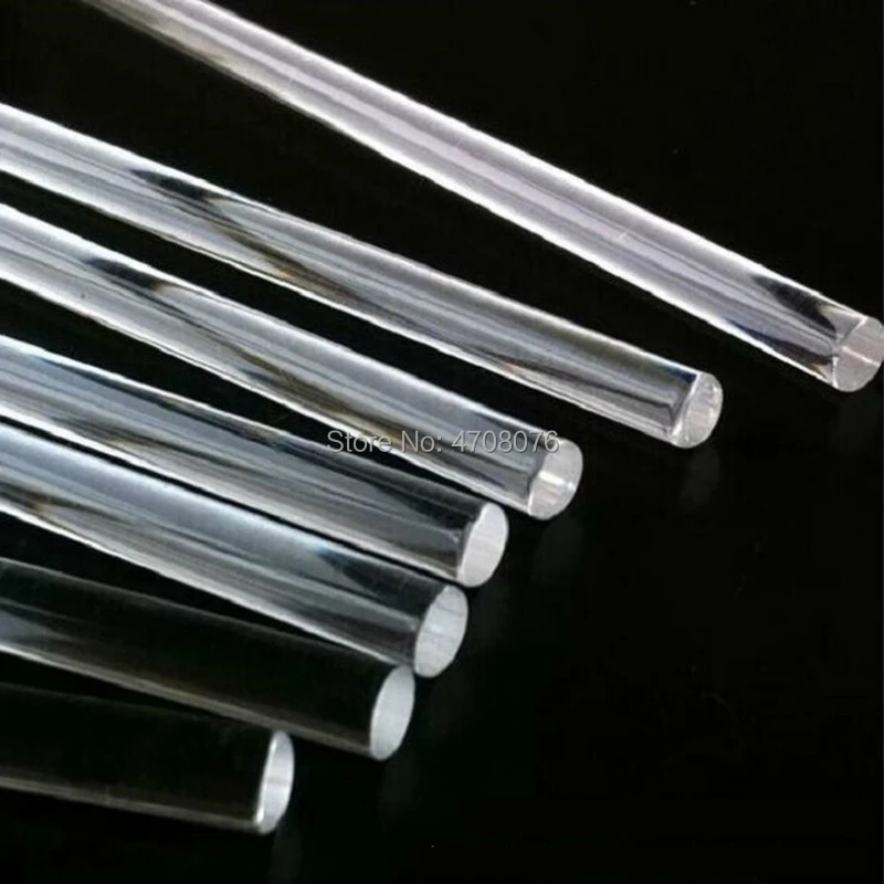 Прозрачная лабораторная палочка для перемешивания из боросиликатного стекла/мешалка для стаканов для научно-исследовательского эксперимента диаметром 5 мм 10 шт./лот